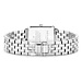 Parte di Me Orologio rectangular ladies watch silver coloured and mother of pearl