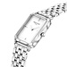 Parte di Me Orologio rectangular ladies watch silver coloured and mother of pearl
