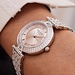 Parte di Me Orologio round ladies watch silver coloured and taupe