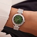 Parte di Me Orologio orologio da donna rotondo color argento e verde