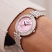 Parte di Me Orologio round ladies watch silver coloured and pink