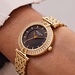 Parte di Me Orologio round ladies watch gold coloured and black