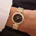 Parte di Me Orologio round ladies watch gold coloured and black