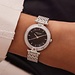 Parte di Me Orologio round ladies watch silver coloured and black