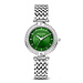 Parte di Me Orologio round ladies watch silver coloured and green