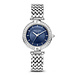 Parte di Me Orologio round ladies watch silver coloured and blue