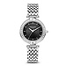 Parte di Me Orologio round ladies watch silver coloured and black