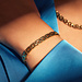 Parte di Me Bibbiena Poppi Dante 925 sterling silver gold plated link bracelet