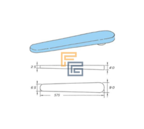 CO.M.E.L Elektrisch verwarmde strijkarm voor mouwen – 575 mm – met hoes CO.M.E.L Elektrisch verwarmde strijkarm voor mouwen – 575 mm – met hoes