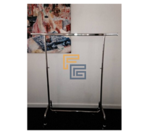 Firma-Gezels Kledingrek op wielen – groot model – 150 + 2×32 cm Firma-Gezels Kledingrek op wielen – groot model – 150 + 2×32 cm