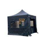 Zwarte partytent 3x3m Zwarte partytent 3x3m