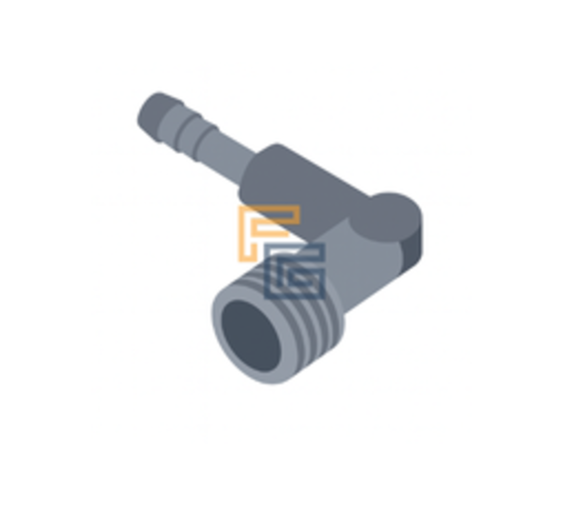 CO.M.E.L Koppeling 6 mm x 1/4" – voor aansluiting strijkbout en bochtstuk CO.M.E.L Koppeling 6 mm x 1/4" – voor aansluiting strijkbout en bochtstuk