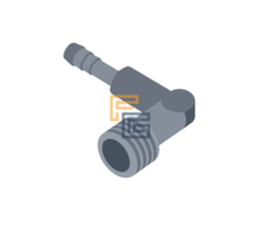 CO.M.E.L Koppeling 6 mm x 1/4" – voor aansluiting strijkbout en bochtstuk CO.M.E.L Koppeling 6 mm x 1/4" – voor aansluiting strijkbout en bochtstuk