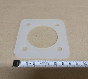 CO.M.E.L Vierkante siliconen dichting met 4 gaten CO.M.E.L Vierkante siliconen dichting met 4 gaten