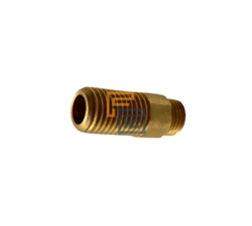 CO.M.E.L Messing nippel 1/4" M x 1/4" M – voor Comel Pratika stoomgenerator CO.M.E.L Messing nippel 1/4" M x 1/4" M – voor Comel Pratika stoomgenerator