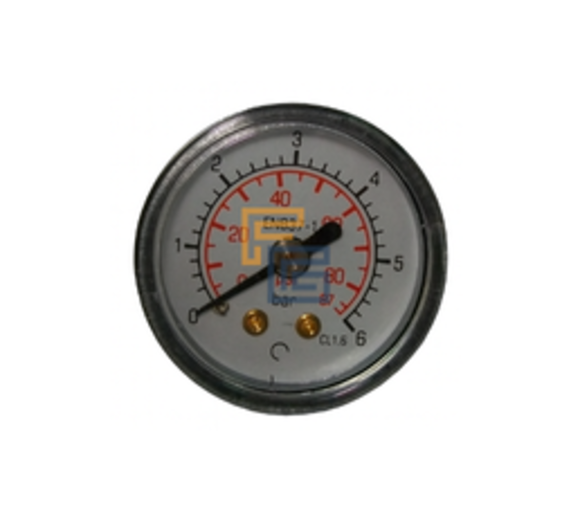 CO.M.E.L Kleine manometer 0–6 bar – 1/8" buitendraad CO.M.E.L Kleine manometer 0–6 bar – 1/8" buitendraad