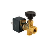 CO.M.E.L Ceme magneetklep 1/4" haaks – met stoomregeling