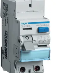 Hager Aardlekschakelaar 2-polig 40A 300mA klasse A