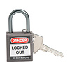 Brady Kompaktes Sicherheitsschloss mit Nylon-Gehäuse & Aluminiumbügel