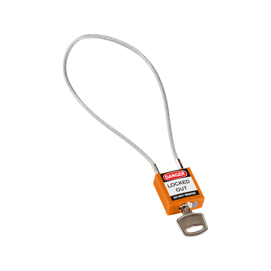 Sicherheitsschloss mit Nylon-Gehäuse & Kabelbügel-1