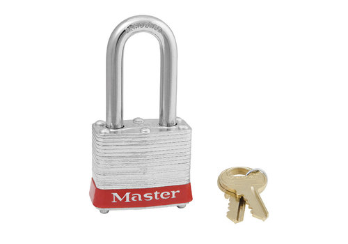 Schloss mit Stahl-Gehäuse und Stahlbügel 