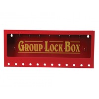 Gruppenverschlusskasten groß aus Metal  zur Wandmontage