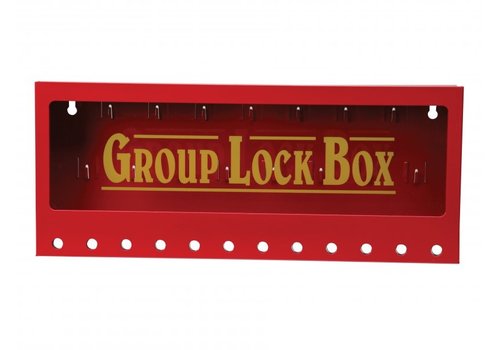 Großer  Gruppenverschlusskasten aus Metal  zur Wandmontage 