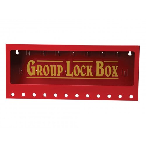 Großer  Gruppenverschlusskasten aus Metal  zur Wandmontage 