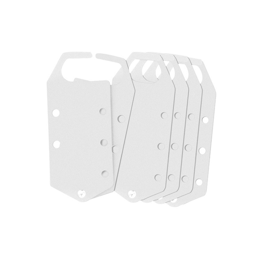 Blockierbügel blanko, Aluminium, 6 Schlösser (Brady)-2