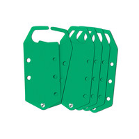 thumb-Blockierbügel blanko, Aluminium, 6 Schlösser (Brady)-3