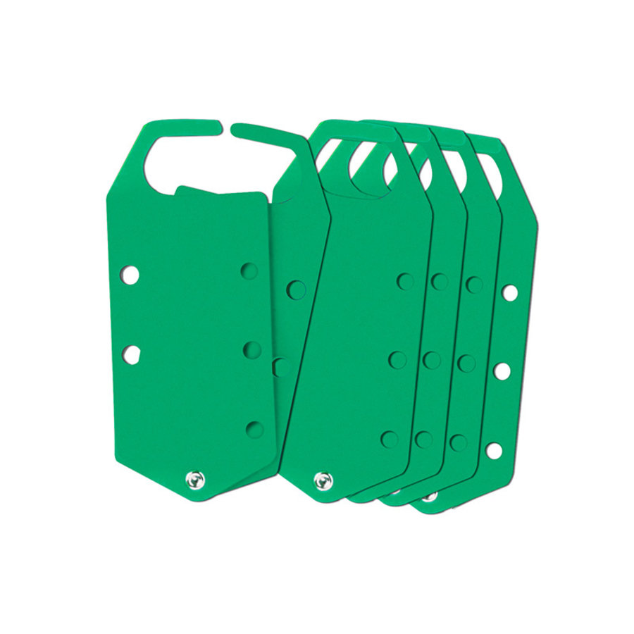 Blockierbügel blanko, Aluminium, 6 Schlösser (Brady)-3