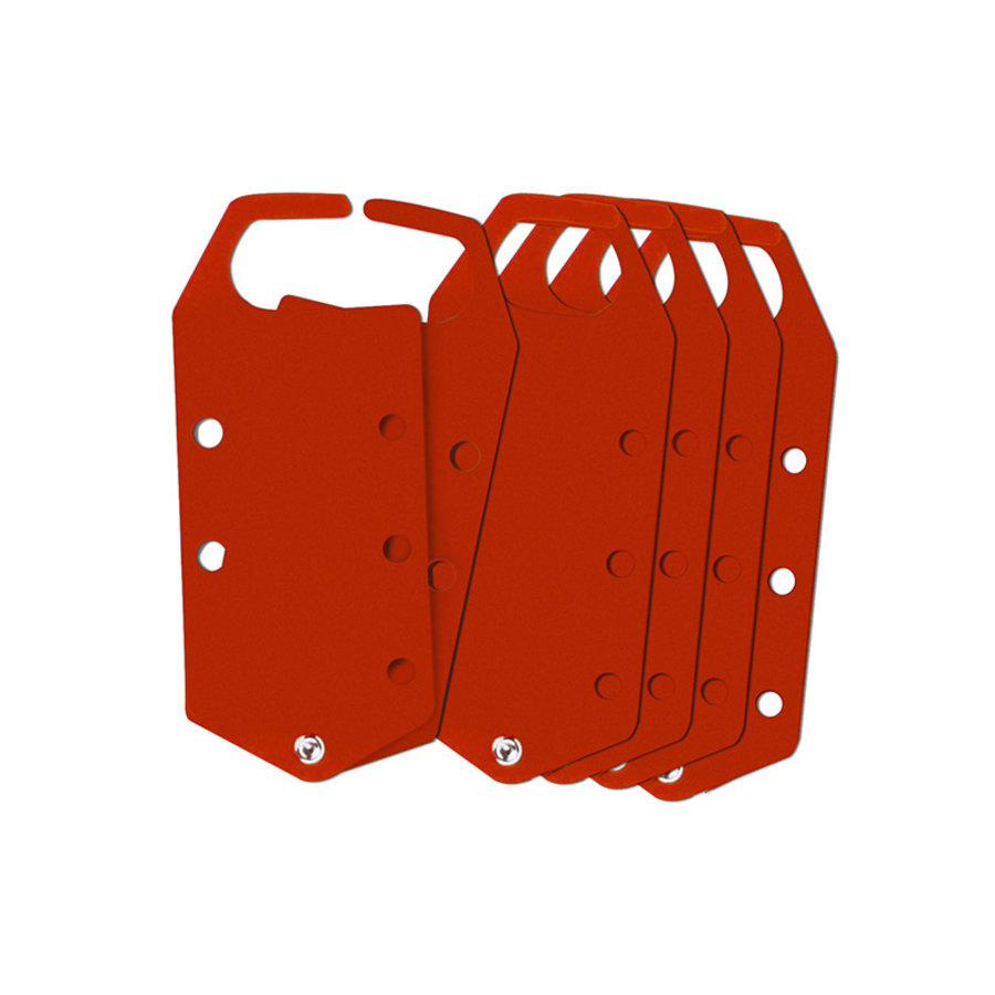Blockierbügel blanko, Aluminium, 6 Schlösser (Brady)-1