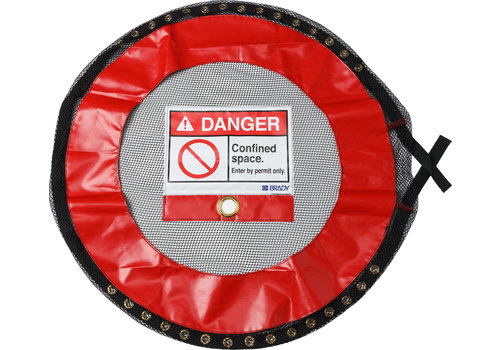 Mannloch - Abdeckung mit Belüftungsöffnung mittig 