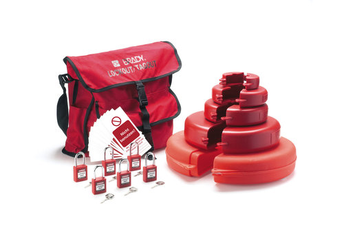Lockout-Set für Durchgangsventile - Brady 