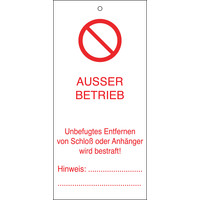 thumb-Anhänger Nicht ausschalten! Tagout LoTo | Brady-2