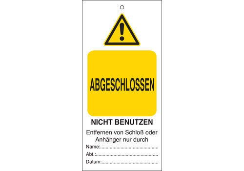 Anhänger - Abgeschlossen 