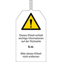 thumb-Anhänger -  Vorsicht! Nicht benutzen!-2