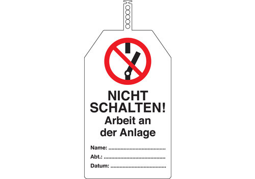Anhänger - Nicht schalten! Arbeit an der Anlage 