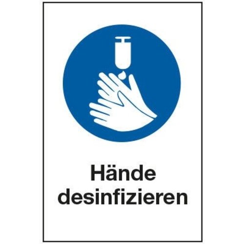 Hände desinfizieren 