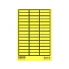 Leymann Gewebeetiketten LWO gelb, Brady B-500 | Leymann