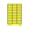 Leymann Gewebeetiketten LWO gelb, Brady B-500 | Leymann