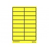 Leymann Gewebeetiketten LWO gelb, Brady B-500 | Leymann