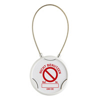 thumb-Halter mit Schlinge aus kunststoffbeschichtetem Draht- Unitag®-1