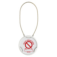 thumb-Halter mit Schlinge aus kunststoffbeschichtetem Draht- Unitag®-5