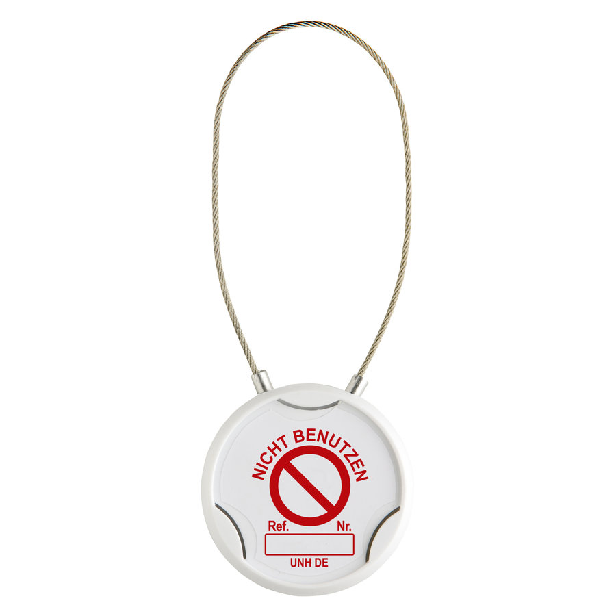 Halter mit Schlinge aus kunststoffbeschichtetem Draht- Unitag®-5