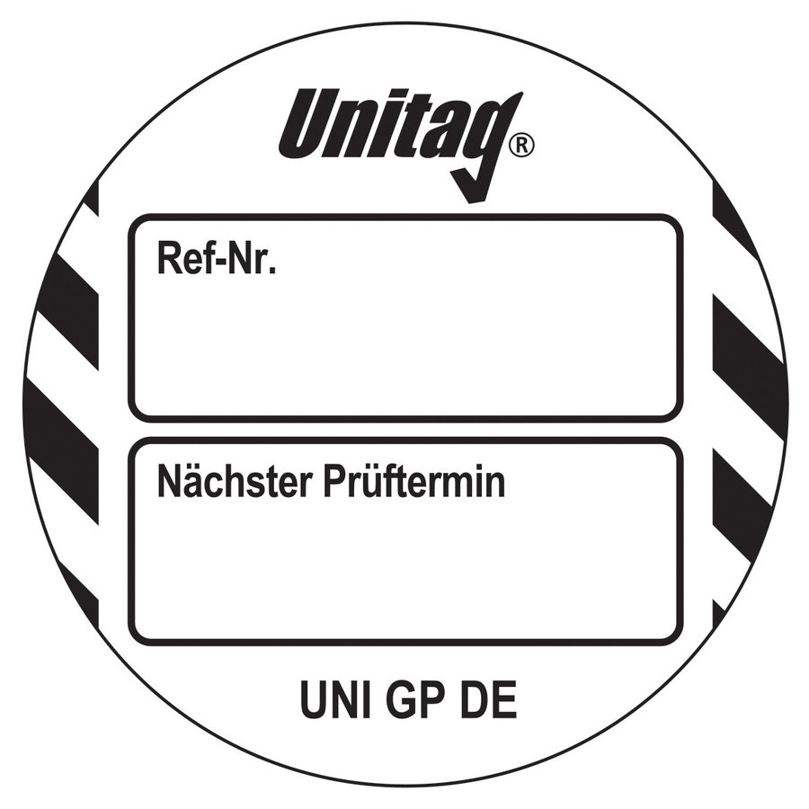 Schild Nächster Prüftermin - Unitag®-7