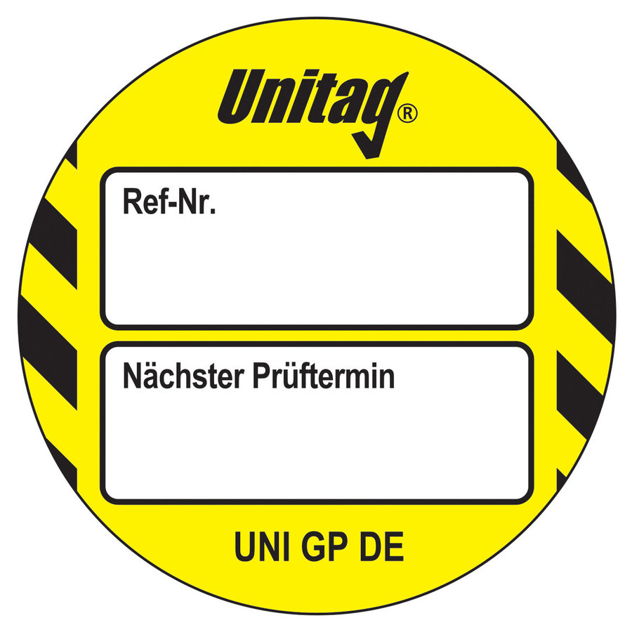 Schild Nächster Prüftermin - Unitag®-8