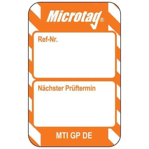 Einsteckschilder - Microtag™  - nächster Prüftermin 