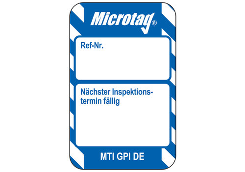Einsteckschilder - Microtag™  - nächster Inspektionstermin 