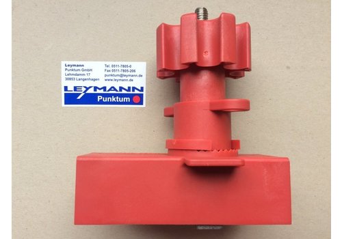 Drosselklappen-Absperrung groß rot – Schlitten einzeln 